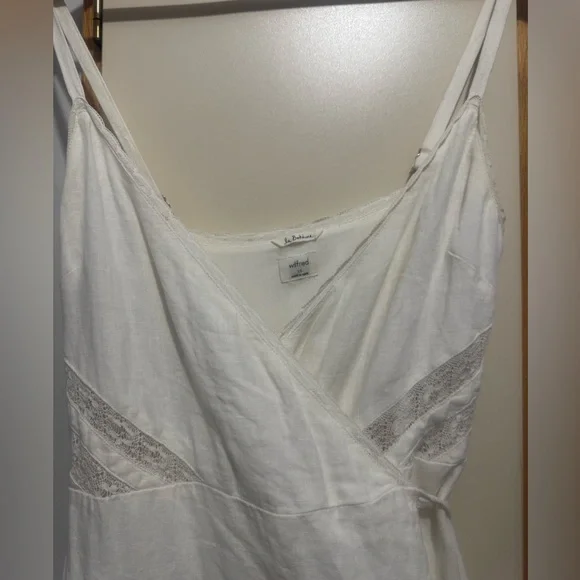 Aritzia Wilfred "Legere La boheme" linen wrap dress - Picture 5 of 8